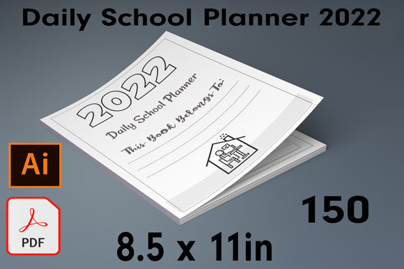 2022 Daily School Planner: Your Ultimate Editable Template