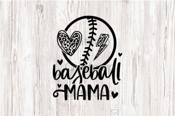Baseball Mama Sublimation Distressed PNG: Authentic Game Day Style