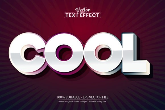 Cool Text Effect: Your Editable Cartoon Style in Illustrator