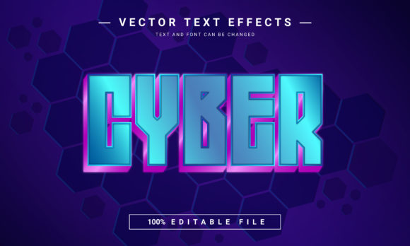 Cyber Editable Text Effect: Instant Futuristic Branding