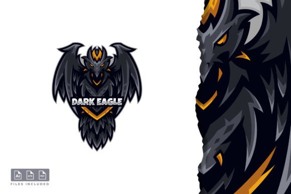 Dark Eagle Mascot Logo: Powering Your Brand