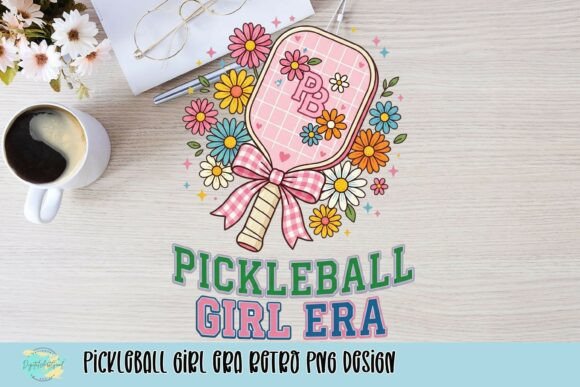Embrace the Pickleball Craze with a Vibrant Retro PNG