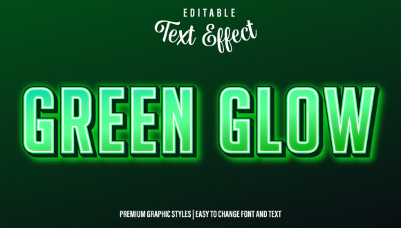Green Glow Text Effect: A Modern Style for Digital Projects