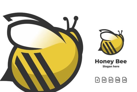 Honey Bee Girl Mascot Logo: A Versatile Vector Template
