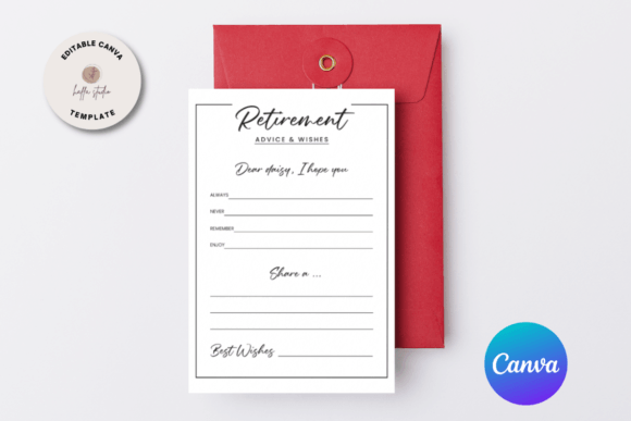 Honoring a Milestone: The Canva Retirement Advice Wishes Template