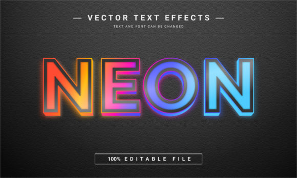 Neon Editable Text Effect: Create Dazzling 3D Glow Instantly