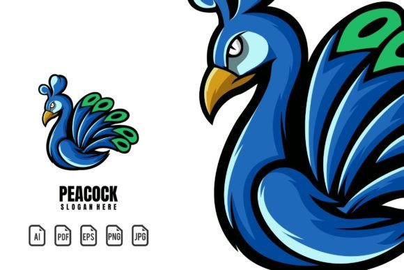 Peacock Mascot Logo: Unleash Vibrant Brand Identity