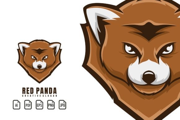 Red Panda Mascot Logo: A Versatile Design Asset