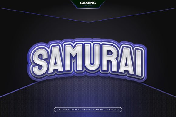 Samurai Text Effect: E-Sport Style for Team Identities