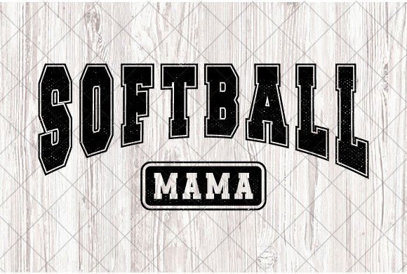 The Varsity Spirit in Digital Design: A Look at Softball Mama Varsity SVG