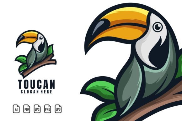 Toucan Mascot Logo: Bold Branding for Game & Sport Identity