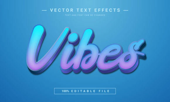 Transform Your Design Projects with Vibes Editable Text Effect