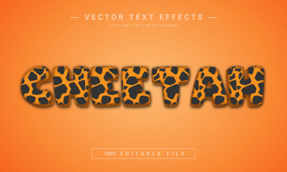 Transform Your Text with the Cheetah Editable Text Effect