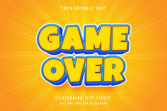 Unleash Bold Energy with Editable Text Effect Yellow Blue Comic