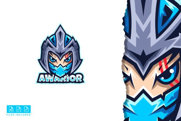 Warior & Eagle: Vector Mascot Logos for E-sports Teams