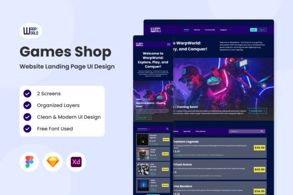 WarpWorld: A Gateway to Modern Game Shop Design